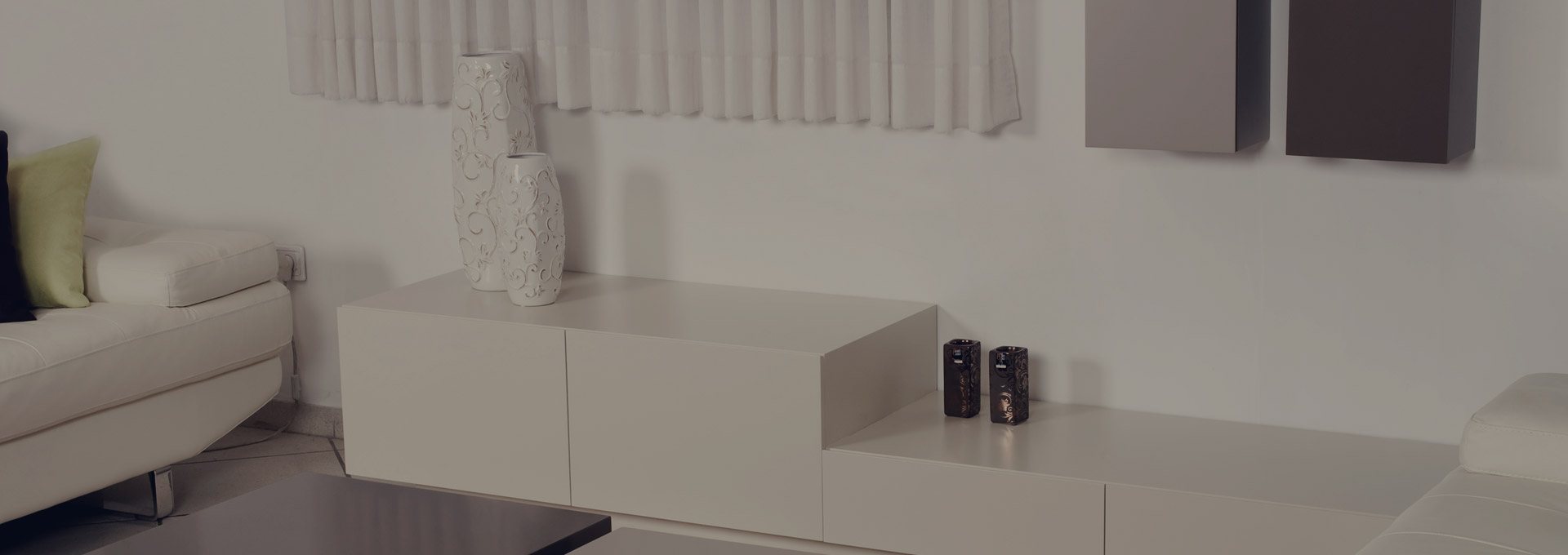 Modern living room interior with a ductless mini split AC system installed for efficient air conditioning and heating.